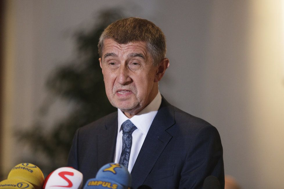 Andrej Babiš na tiskovce ve Sněmovně po hlasování o nedůvěře vládě (23.11.2018)