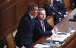 Hlasování o nedůvěře vládě: Andrej Babiš byl "proti návrhu"
