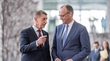 Babiš v Berlíně: S Merzem se neshodli na emisních povolenkách. A díky za nezrušení muniční inciativy