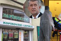 Babiš chce otevřít další obchody už ve čtvrtek. A do Brna posílá nakažené z Francie