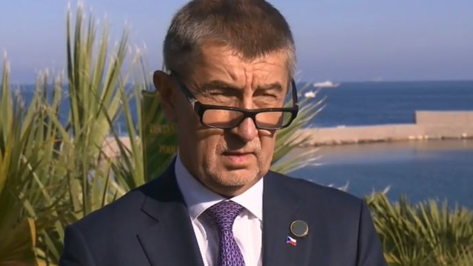 Premiér Andrej Babiš komentoval v italském Palermu kauzu svého syna Andreje mladšího