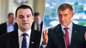 Petr Macinka a Andrej Babiš