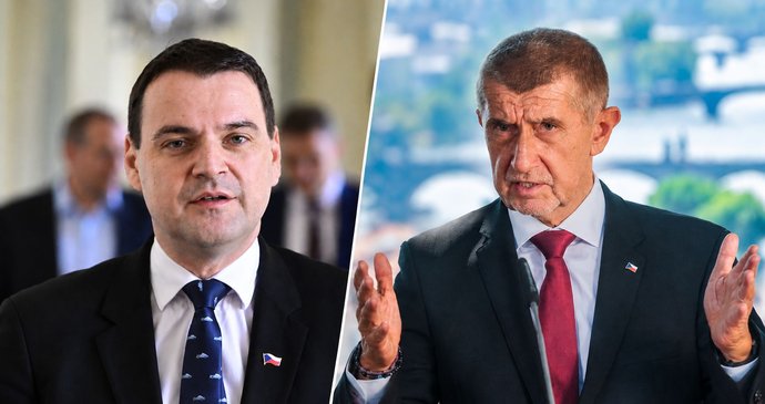 Petr Macinka a Andrej Babiš