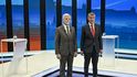 Debata kandidátů na prezidenta Andreje Babiše (vpravo) a Petra Pavla na CNN Prima NEWS Debata kandidátů na prezidenta Andreje Babiše (vpravo) a Petra Pavla na CNN Prima NEWS