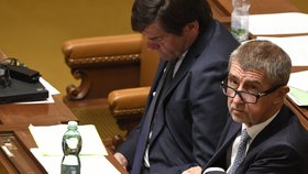 Šéf hnutí ANO Andrej Babiš požádal ve svém vystoupení poslance o vydání k trestnímu stíhání, Poslanecká sněmovna 6. září 2017