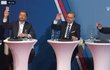 Debata Českého rozhlasu: Rozčilující se Andrej Babiš (ANO) a dvojice rakušan ze STAN a Fiala z ODS (8.10.2021)
