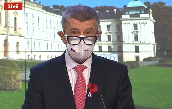 Andrej Babiš (ANO) na tiskovce po jednání vlády (10.11.2021)