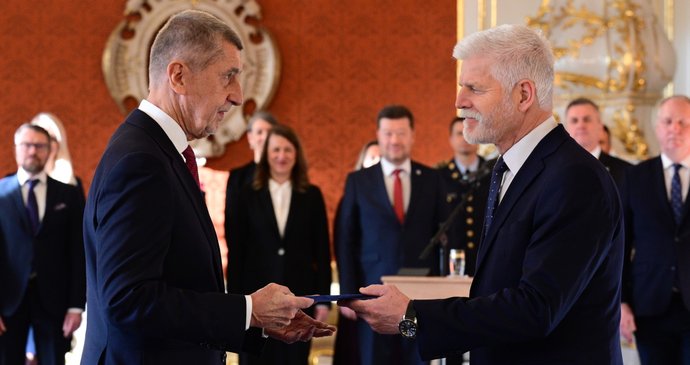 Jmenování Andreje Babiše premiérem (9. 12. 2025)