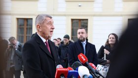 Andrej Babiš (ANO) na Hradě po jmenování premiérem (9.12.2025)