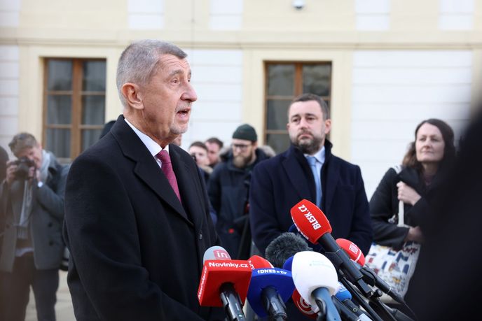 Tisková konference Andreje Babiše po jeho jmenování předsedou vlády (9. 12. 2025) Tisková konference Andreje Babiše po jeho jmenování předsedou vlády (9. 12. 2025)