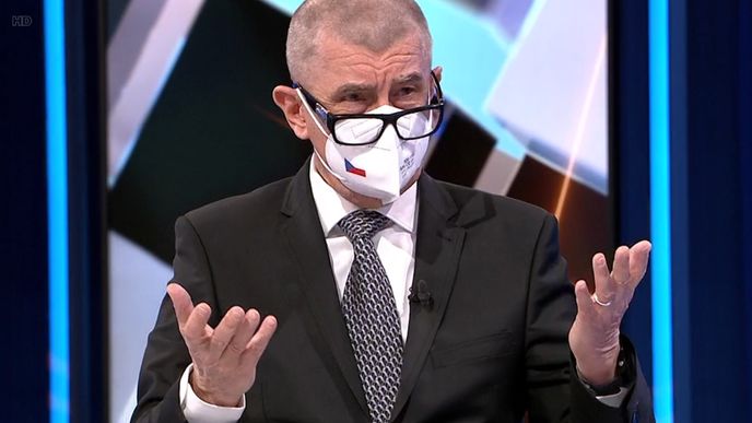 Premiér Andrej Babiš (ANO) v Partii na CNN Prima News (28.2.2021)