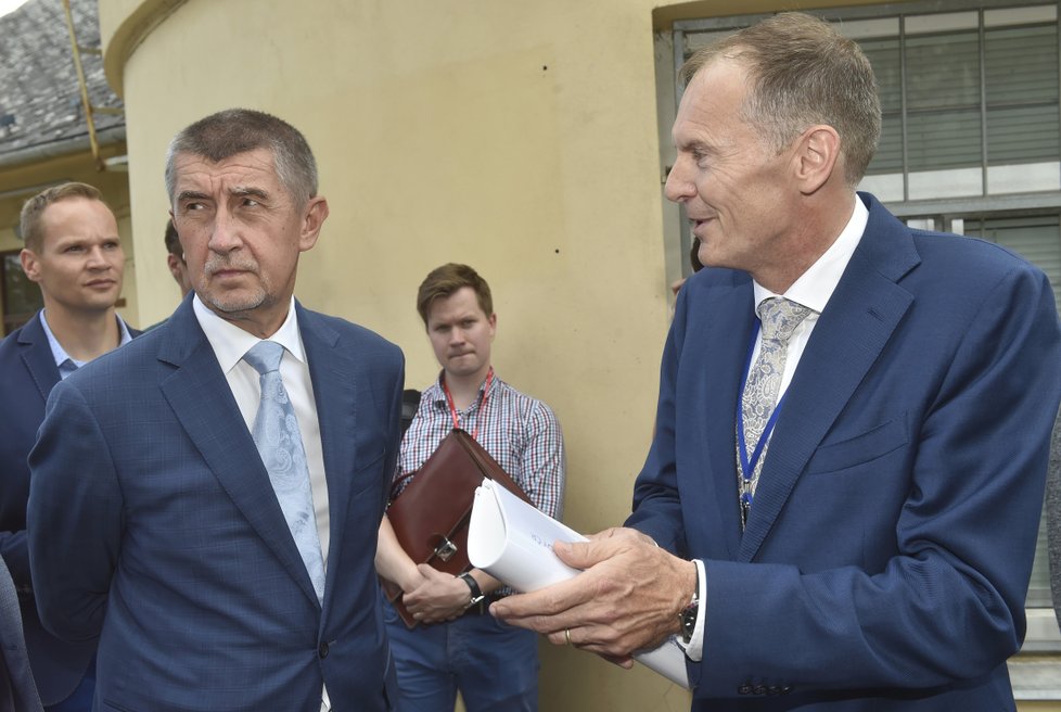 Andrej Babiš v Olomouckém kraji: Navštívil FN Olomouc.