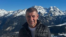 Andrej Babiš (ANO) na horách na konci roku 2025