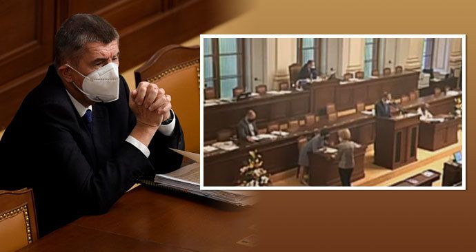 Vláda Andreje Babiše žádala o prodloužení nouzového stavu, premiér a většina ministrů &#34;zmizeli&#34; (30.10.2020)