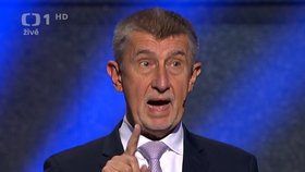 Superdebata ČT: Andrej Babiš (ANO) zažil horké chvilky kvůli Pandora Papers (6.10.2021)