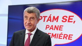 Premiér Andrej Babiš v pořadu Ptám se, pane premiére (19. 2. 2020)