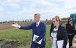 Premiér Andrej Babiš (ANO) navštívil pozemek, kde má stát nová vládní čtvrť (19. 9. 2019)