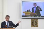 Andrej Babiš (ANO) vystoupil na konferenci před diplomaty v Černínském paláci