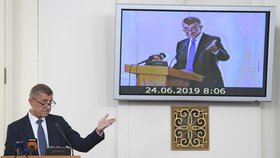 Andrej Babiš (ANO) vystoupil na konferenci před diplomaty v Černínském paláci