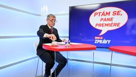 Premiér Andrej Babiš v pořadu Ptám se, pane premiére (19. 2. 2020)