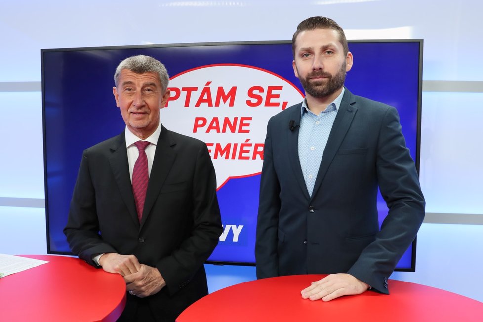 Premiér Andrej Babiš v pořadu Ptám se, pane premiére (19. 2. 2020)