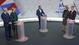 Eva Pavlová a Monika Babišová podpořily v závěrečné televizní debatě na Nově své manžely - kandidáty na prezidenta republiky