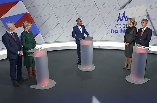 Eva Pavlová a Monika Babišová podpořily v závěrečné televizní debatě na Nově své manžely - kandidáty na prezidenta republiky