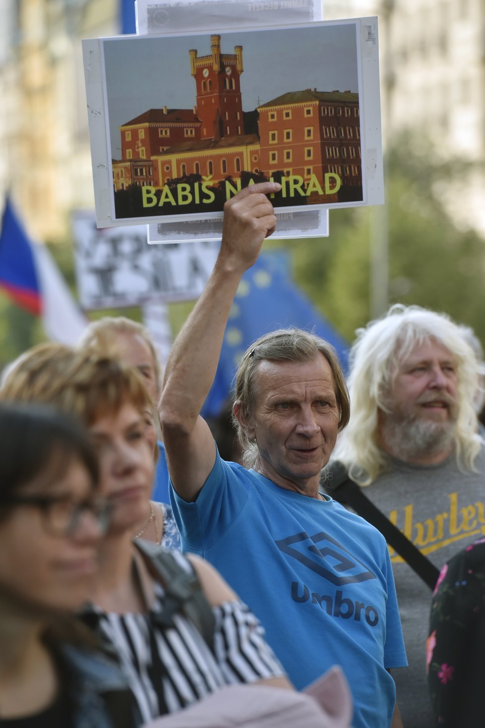 Protest proti Andreji Babišovi a vládě s podporou KSČM (9.5.2018)