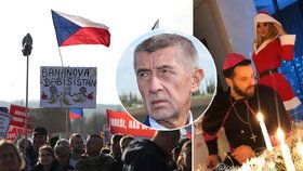 Babišův turbulentní rok 2019: Demonstrace Milionu chvilek včetně zaplněné Letné. A na závěr aférka s kamarádem manželky Moniky a vánoční party