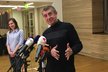 Babiš: Monika byla volit, zánět slinivky není sranda. Padlo i Čapí hnízdo a podpora Zemana