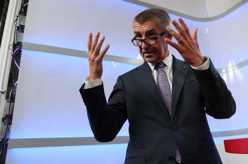 Premiér Andrej Babiš ve studiu Blesku, podle Fialy pomalu likviduje Českou republiku(8.10.2019)