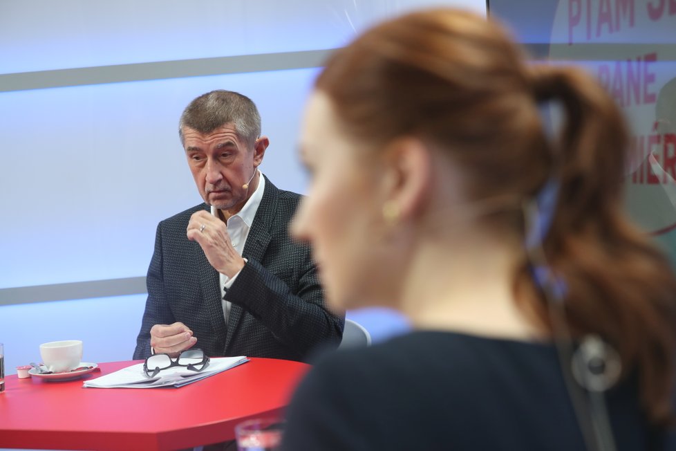 Premiér Andrej Babiš (ANO) byl hostem pořadu Blesku „Ptáme se, pane premiére“