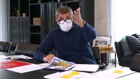 Andrej Babiš v roušce: Pravidelné nedělní hlášení o pivu, koronaviru i cestování (3.5.2020)