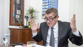 Andrej Babiš při rozhovoru pro Blesk.cz