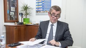 Andrej Babiš při rozhovoru pro Blesk.cz