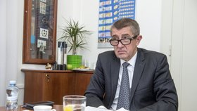 Andrej Babiš při rozhovoru pro Blesk.cz