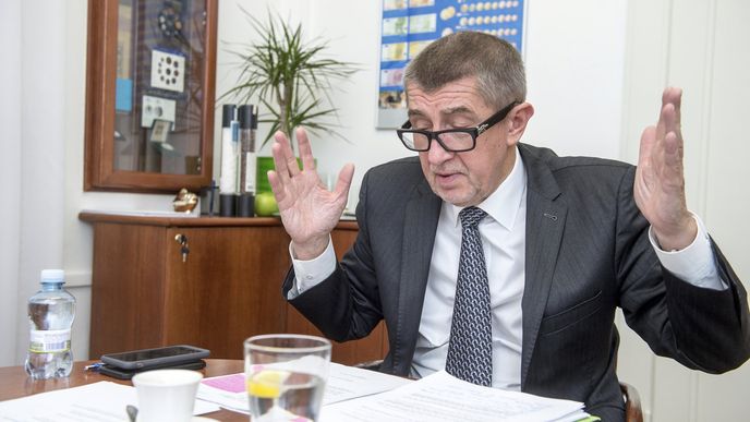 Andrej Babiš při rozhovoru pro Blesk.cz