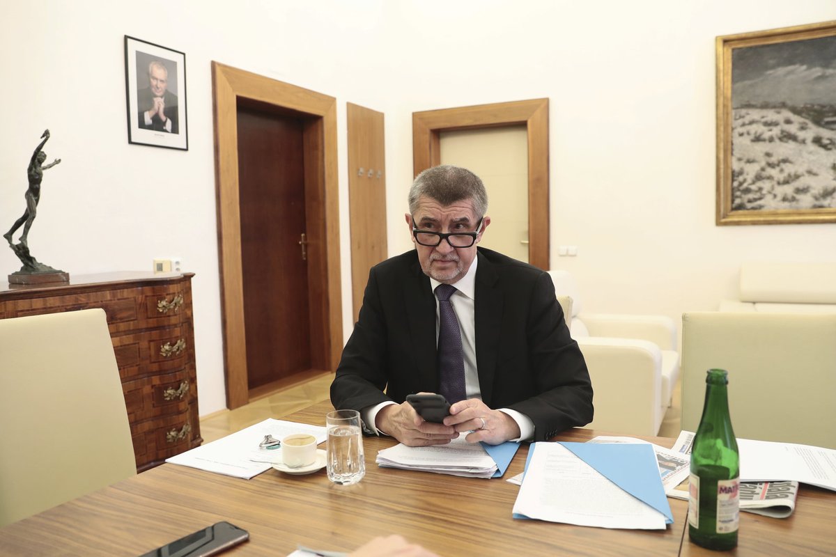 Andrej Babiš při rozhovoru pro Blesk