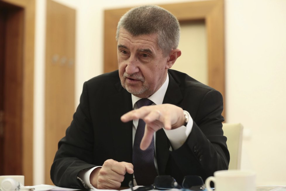 Andrej Babiš při rozhovoru pro Blesk