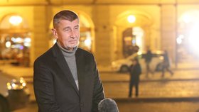 Andrej Babiš po povolební schůze ANO se zástupci ČSSD