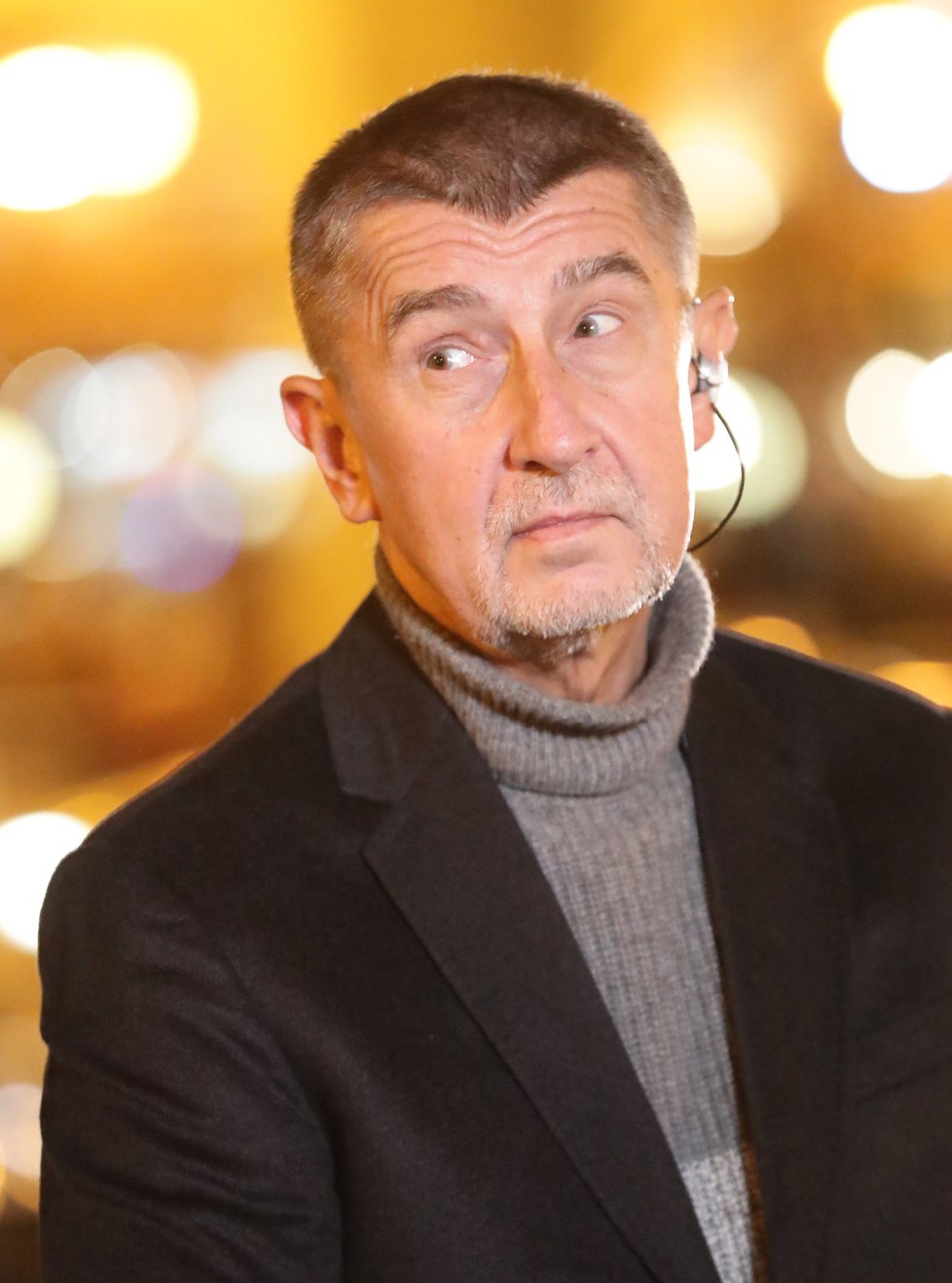 Andrej Babiš po povolební schůze ANO se zástupci ČSSD