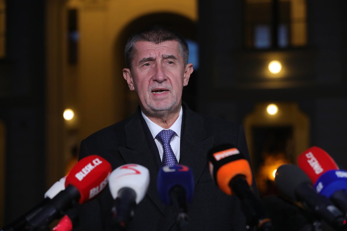 Andrej Babiš po schůzce s Milošem Zemanem na Hradě