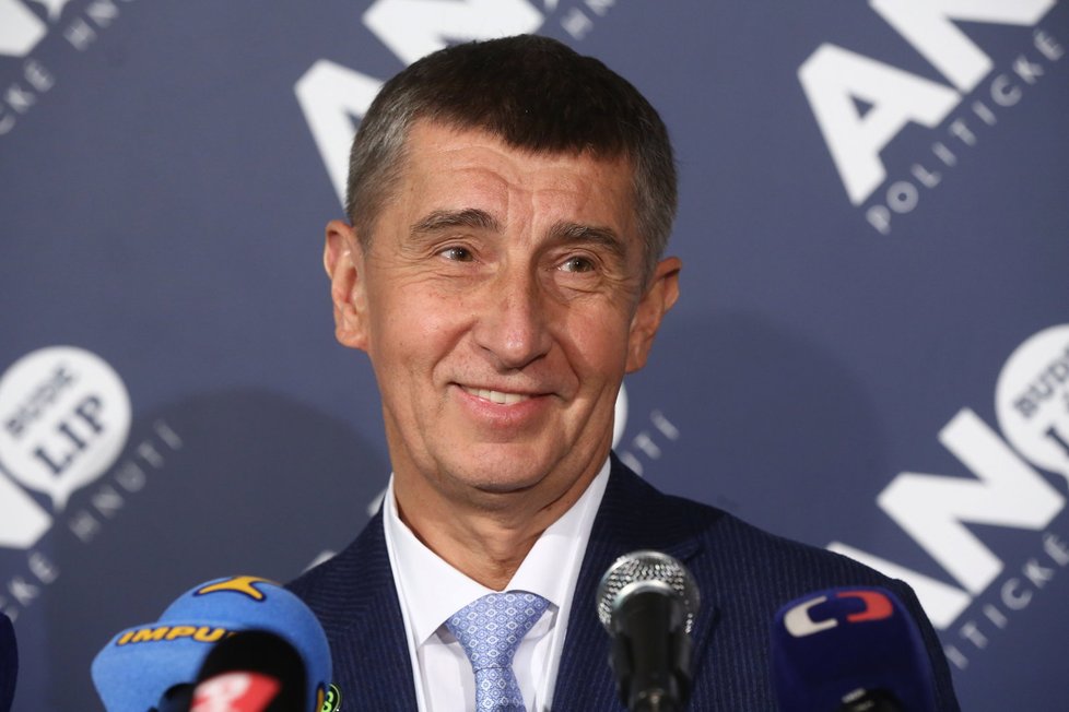 Andrej Babiš na sjezdu hnutí ANO