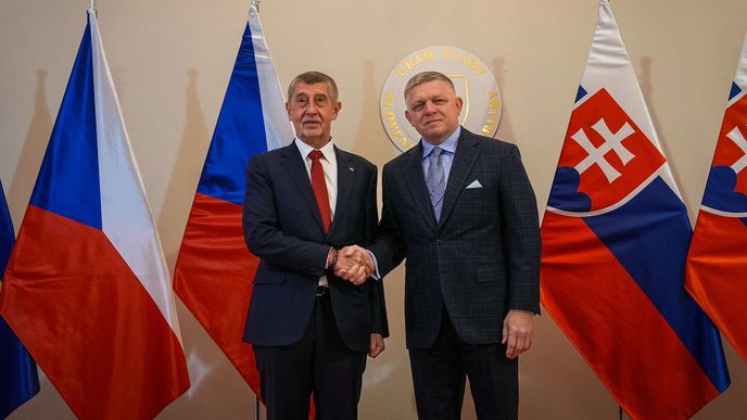 Andrej Babiš na Slovensku: S Robertem Ficem (leden 2026) Andrej Babiš na Slovensku: S Robertem Ficem (leden 2026)