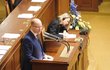 Premiér Sobotka při svém vystoupení ve Sněmovně na mimořádné schůzi k Čapímu hnízdu