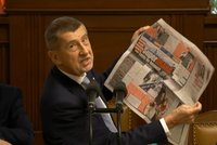 Babiš mával Bleskem kvůli repatriacím Čechům. Sněmovna ho k soudnímu stíhání nevydala