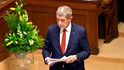 Andrej Babiš (ANO) během jednání Sněmovny o nedůvěře vládě (3.2.2026) Andrej Babiš (ANO) během jednání Sněmovny o nedůvěře vládě (3.2.2026)