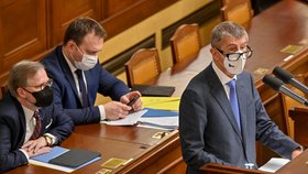 Jednání Sněmovny o dole Turow: Expremiér Andrej Babiš (ANO) (22.2.2022)