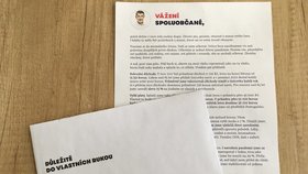 Kampaň před volbami 2021: Dopisy od Andreje Babiše voličům