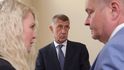 Andrej Babiš a Jana Nagyová u soudu. (26.5.2025) Andrej Babiš a Jana Nagyová u soudu. (26.5.2025)